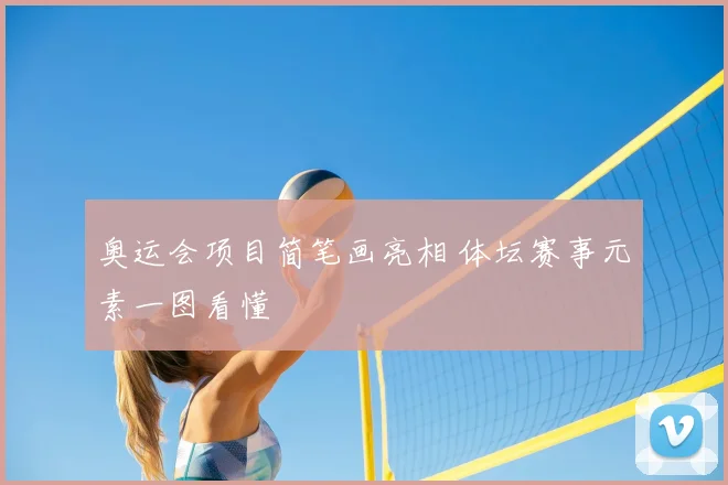 奥运会项目简笔画亮相 体坛赛事元素一图看懂